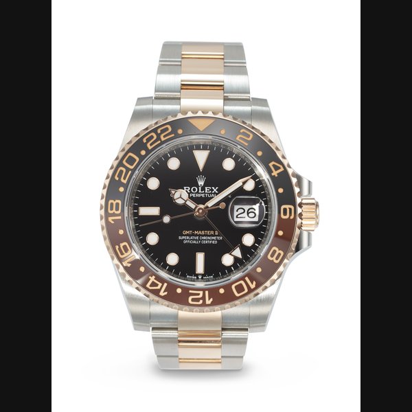 ROLEX, PINK GOLD AND STAINLESS STEEL DUAL TIME ‘GMT-MASTER II’, REF. 126711CHNR