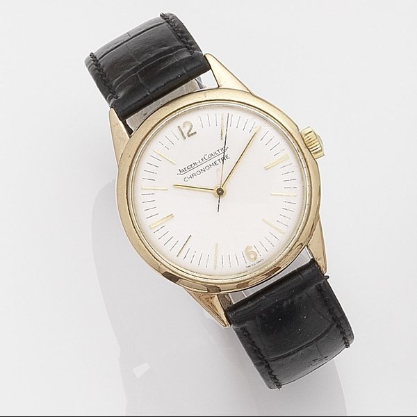 Jaeger-LeCoultre Jaeger-LeCoultre. A rare 9k gold manual wind wristwatch Chronometre Geophysic, Case No.155, Movement No.1331071, London Hallmark for 1959