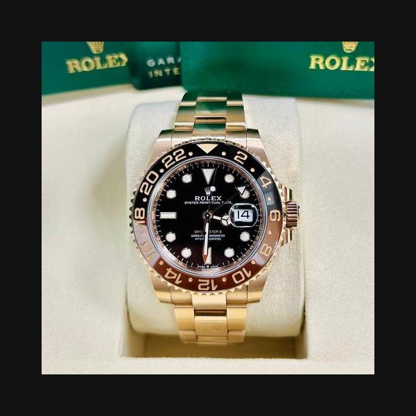 Rolex Rolex GMT-Master II2020 ROSE GOLD "ROOT BEER" FULL SET