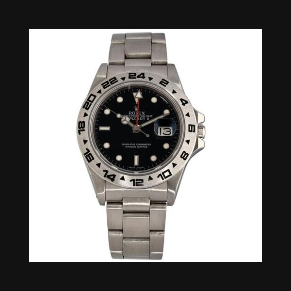 Rolex Explorer II16550 40mm Stainless Steel Watch