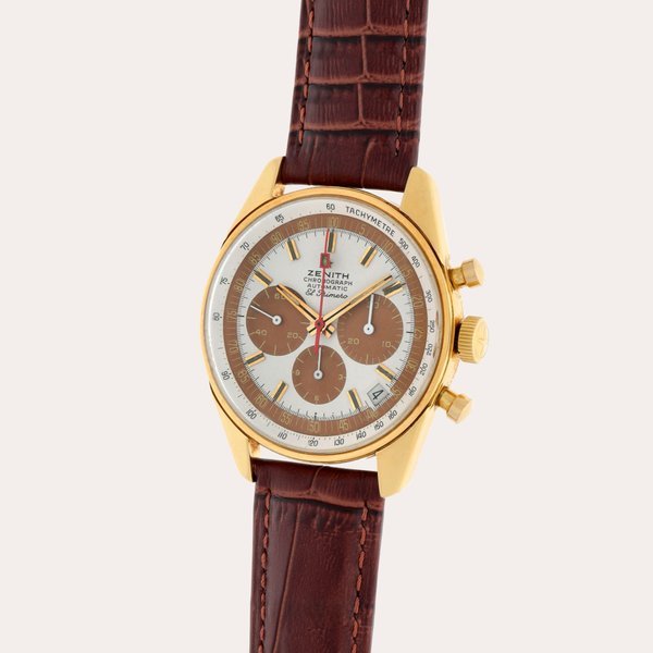 Zenith El Primero, Reference G381 | A yellow gold chronograph wristwatch with date | Circa 1975 · G381