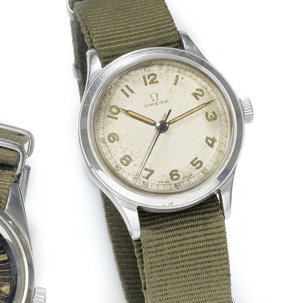 Omega. A stainless steel manual wind wristwatch for the US Army in Germany Ref:2179/5, Movement No.10340148, Circa 1944