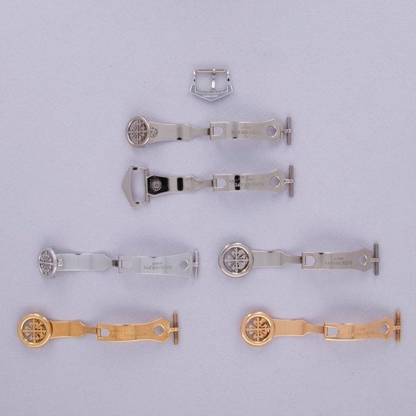 Patek Philippe Patek Philippe Lot of 6x Deployant Buckles and 1x Pin Buckle