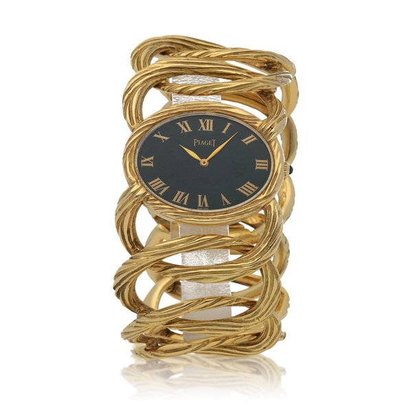 Piaget Ref. 9652 D65  Yellow gold bracelet watch   Circa 1970