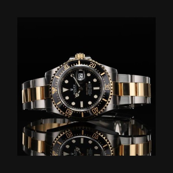Rolex Sea-DwellerTwo Tone Black Dial Oyster 126603 Watch Only