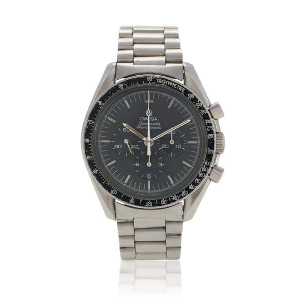 Omega Speedmaster, Ref. 145.022  Stainless steel chronograph wristwatch with bracelet   Circa 1971