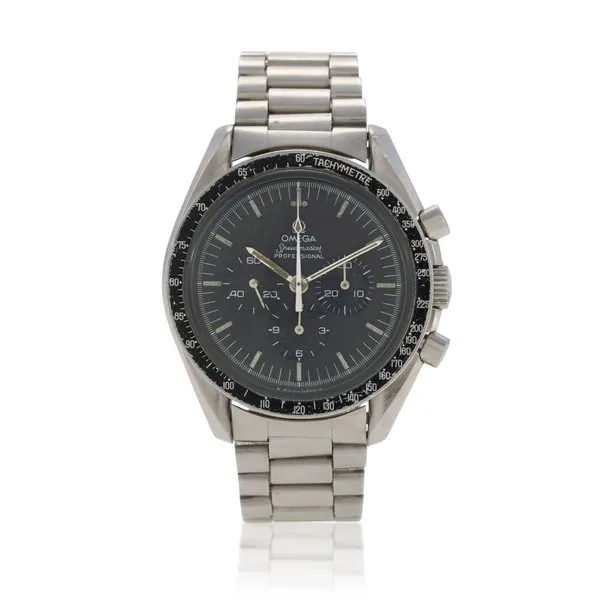 Omega Speedmaster, Ref. 145.022  Stainless steel chronograph wristwatch with bracelet   Circa 1971 · 145.022