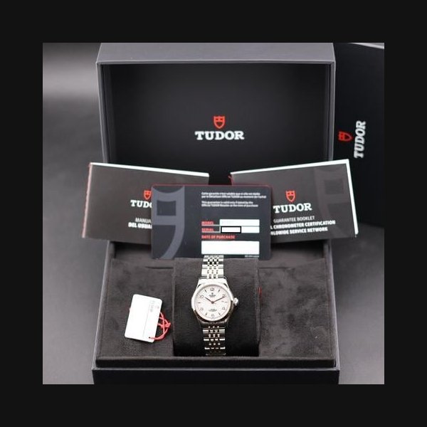 Tudor 1926New 12/2025 Full Set 91351 Tudor 1926 28mm White Dial Ref. 91351-0001