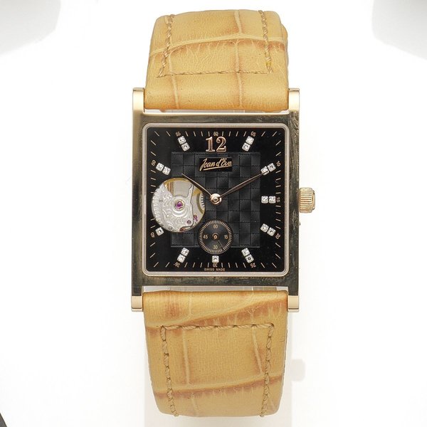 Jean d'Eve. An 18K rose gold manual wind wristwatch Vistosa Grande, No.13/333, No.401363B, Sold 29th October 2009