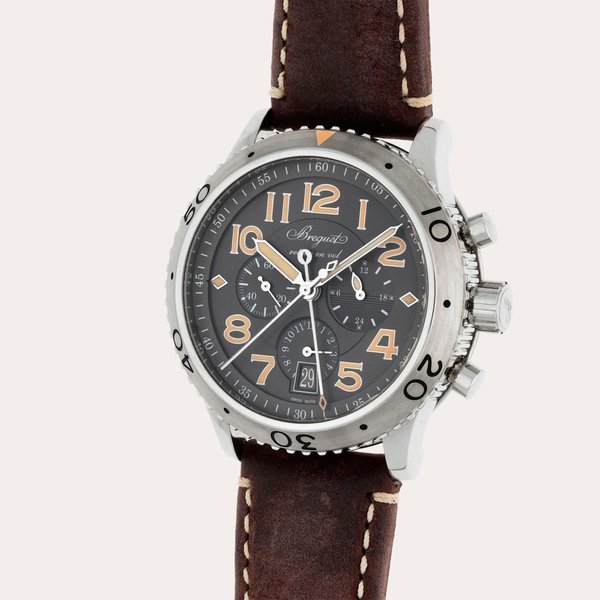 Breguet Type XXI, Reference 3817 | A stainless steel flyback chronograph wristwatch with date and 24 hour indication | Circa 2016 · 3817