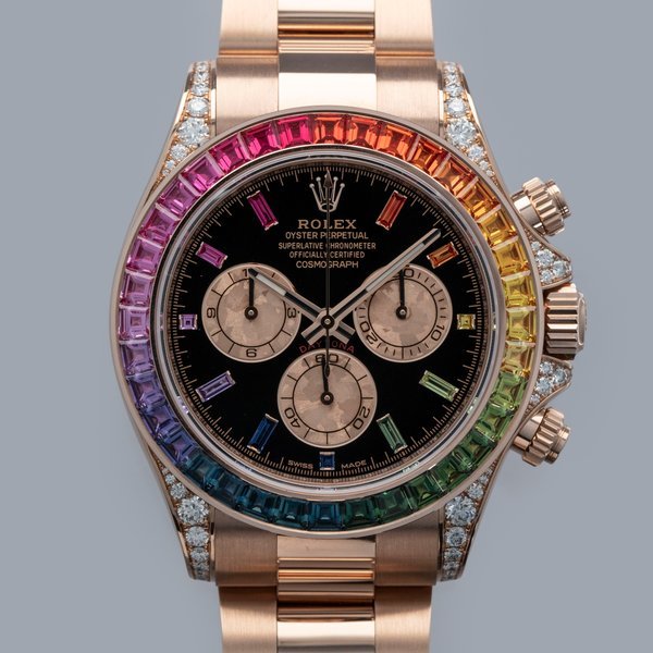 Rolex Rolex Cosmograph Rainbow Daytona 116595RBOW 18k RG
