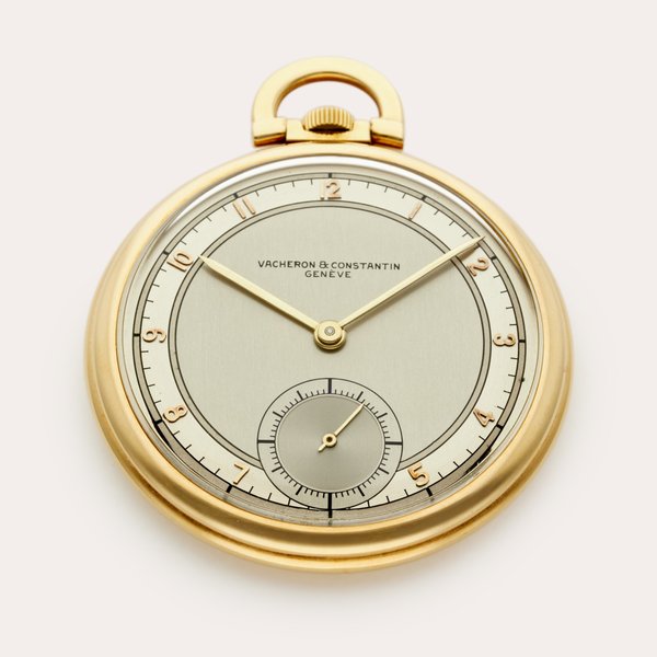 Vacheron Constantin A yellow gold open faced watch, Circa 1940