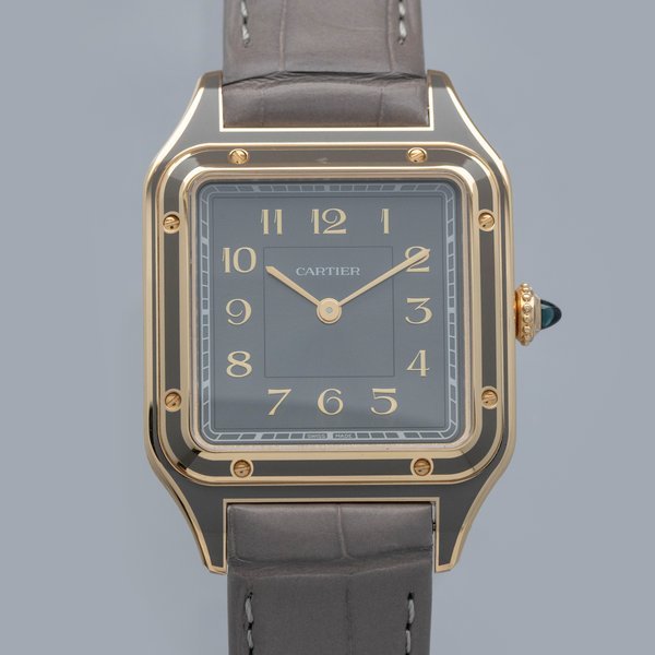 Cartier Cartier Santos Dumont Lacquer Case WGSA0097 18k YG