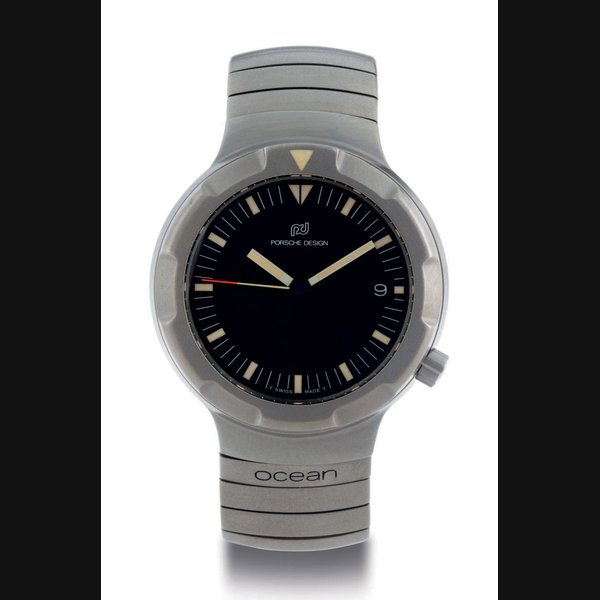 Iwc IWC. A TITANIUM AUTOMATIC DIVER'S WRISTWATCH WITH CENTER SECONDS, DATE AND BRACELET SIGNED IWC, PORCSCHE DESIGN, OCEAN, CASE NO. 2322778, CIRCA 1995, Price & Market Data