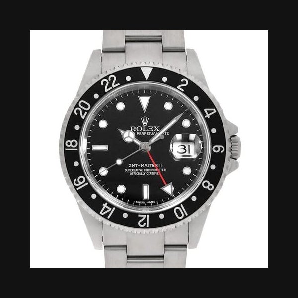 Rolex Rolex GMT-Master II16710 black Stick dial ZNumber USED mens, Price & Market Data