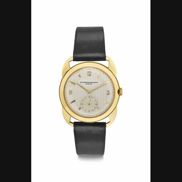 Vacheron Constantin Vacheron Constantin. A Very Fine and Unusual 18k Gold Wristwatch with Fancy Lugs Signed Vacheron Constantin, Genève, Ref. 4659, Movement No. 478’604, Case No. 319’365, Manufactured in 1950