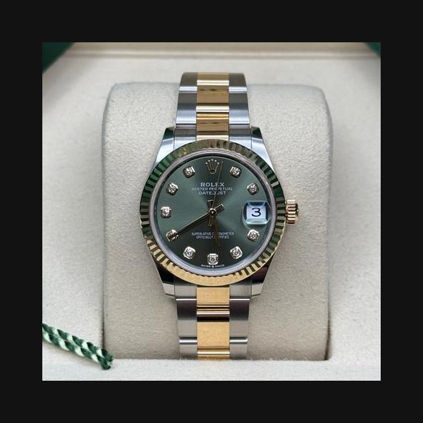 Rolex Rolex Datejust31 NEW 2026 Green Diamond Dial Two Tone Yellow Gold Oyster Bracelet