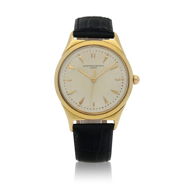 Vacheron Constantin Ref. 6073 Yellow gold wristwatch with fancy lugs Circa 1955 | 江詩丹頓 6073型號黃金腕錶配錶耳，年份約1955