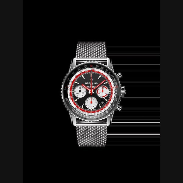Breitling Navitimer B01 Chronograph 43 Swissair #WatchFamforUkraine · AB01211B1B1A1