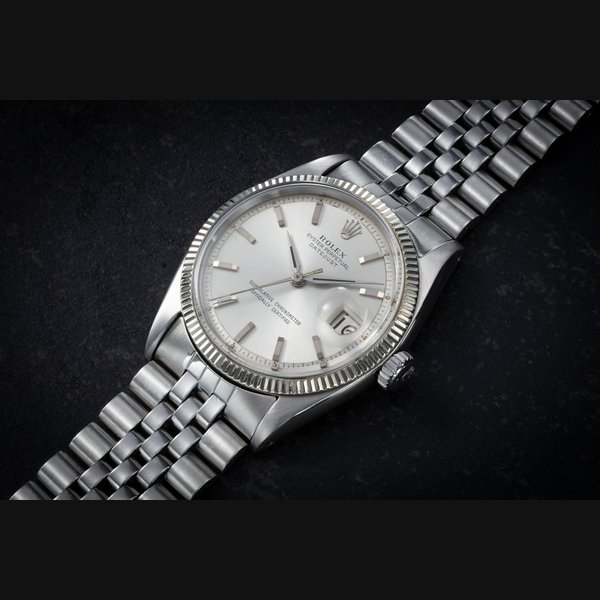 ROLEX, DATEJUST REF. 1601, AN ATTRACTIVE STAINLESS AUTOMATIC WRISTWATCH CASE NUMBER: 777'023, MOVEMENT NUMBER: D64'021