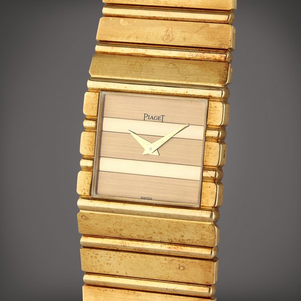 Piaget Reference 7131C 701 Piaget Polo | A yellow gold bracelet watch, Circa 1983