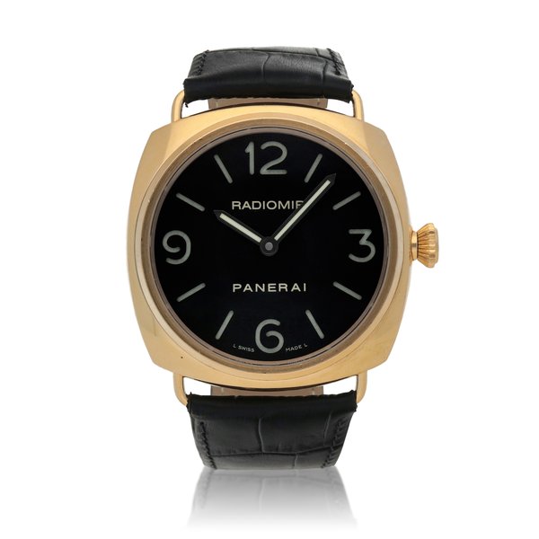 Panerai Radiomir, Ref. PAM00231 / OP6658  Yellow gold wristwatch  Circa 2011