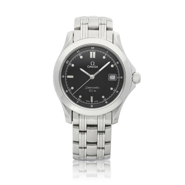 Omega Seamaster, Reference 396.1501 | A stainless steel wristwatch with date and bracelet, Circa 1993 | 歐米茄 | 海馬系列 型號396.1501 | 精鋼鏈帶腕錶，備日期顯示，約1993年製 · 396.1501