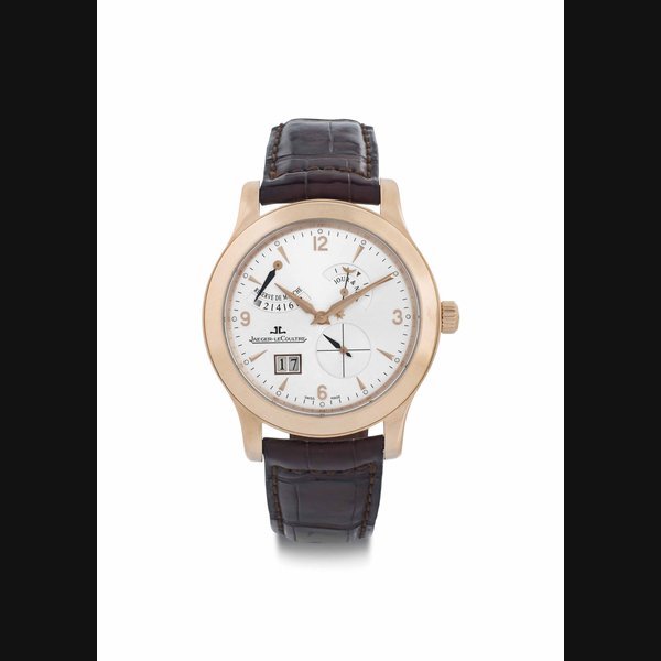 Jaeger-Lecoultre Jaeger-LeCoultre. An 18k Pink Gold Twin Barrel Wristwatch with 8-Day Power Reserve, Day and Night Indication, and Date SIGNED JAEGER-LECOULTRE, MASTER EIGHT DAYS MODEL, REF, 146.2.17, CASE NO. 0471, CIRCA 2010