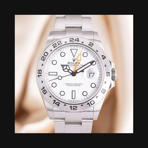 Rolex Rolex Explorer II42mm Automatik Herrenuhr Weiß 226570 Original Papiere + Box