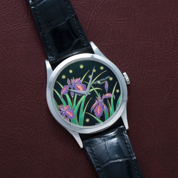 Patek Philippe Patek Philippe Calatrava Cloisonné 'Iris & Night Fireflies'