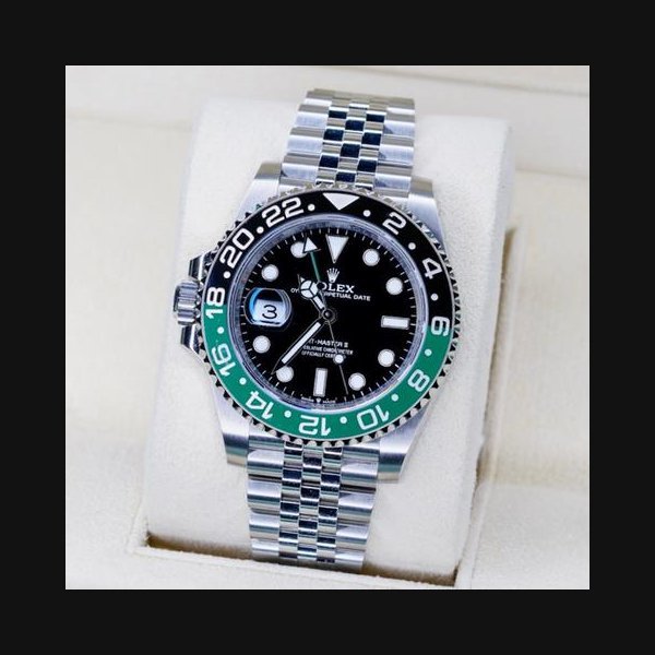 Rolex Rolex GMT-Master II126720VTNR “SPRITE” Black Dial Green & Black Bezel Stainless Steel Jubilee 40mm 2024