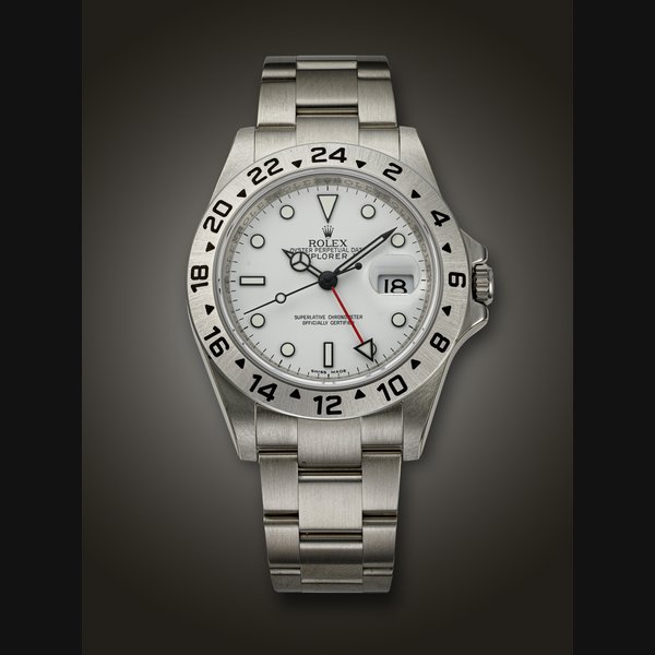 ROLEX, STAINLESS STEEL DUAL TIME ‘EXPLORER II’, REF. 16570