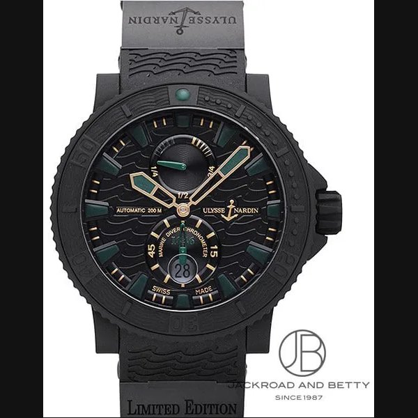 ULYSSE NARDIN
ユリス・ナルダン
Marine Diver Black Sea Limited Edition
マリーンダイバー ブラックシー リミテッド
型番： 263-92LE-3C/928
商品ID： un031