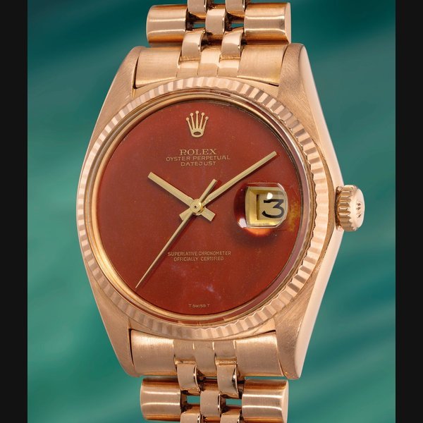 Rolex Rolex Ref. 1601 Datejust, Red Jasper in pink gold · 1601