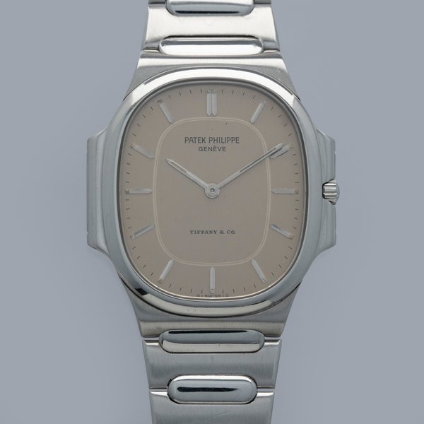 Patek Philippe Patek Philippe Nautilus 3770A "Nautellipse" Quartz Retailed by Tiffany & Co. with Extract of the Archives