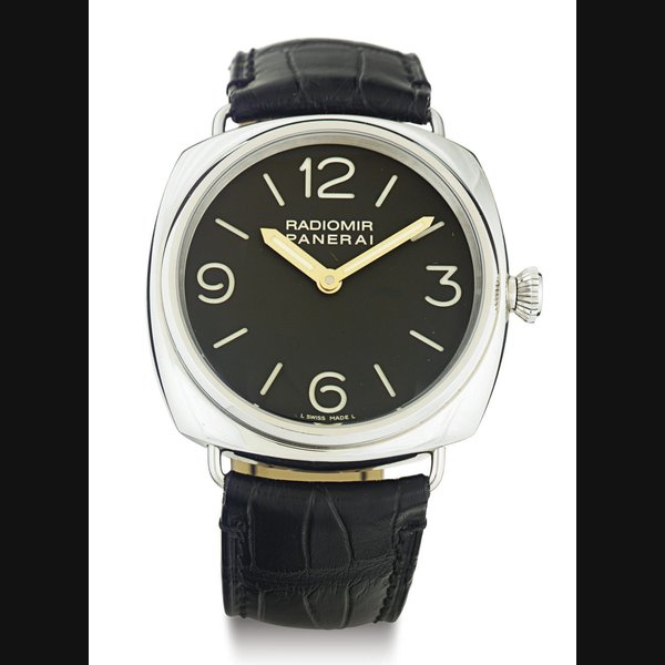 PANERAI. A LIMITED EDITION STAINLESS STEEL WRISTWATCH SIGNED OFFICINE PANERAI, RADIOMIR, FIRENZE 1860, NO. I0122/1938, REF. OP 6659, CASE NO. BB 1214422, CIRCA 2006
