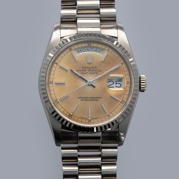 Rolex Rolex Day-Date 18239 Tropical Dial 18k WG · 18239