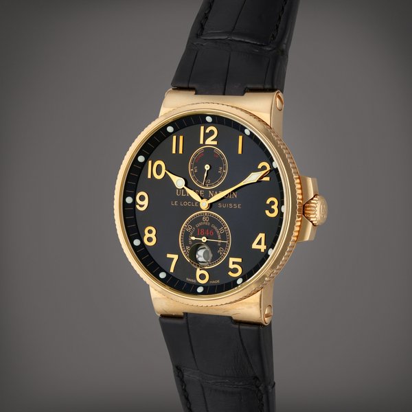 Ulysse Nardin Reference 266-66 1846 Marine Chronometer | A limited edition yellow gold automatic wristwatch with date and power reserve indication, Circa 2000