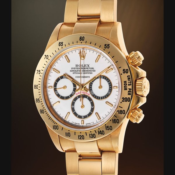 Rolex Ref. 16528, inside caseback stamped 16500 Cosmograph Daytona, Porcelain “Floating”