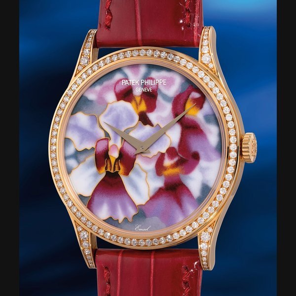 Patek Philippe Patek Philippe Ref. 5077/100R-040 Calatrava “Orchidees Roses”