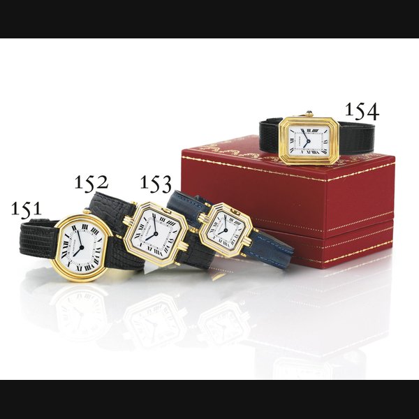 CARTIER. AN 18K GOLD TONNEAU WRISTWATCH SIGNED CARTIER, "ELLIPSE", CASE NO. 780911867, CIRCA 1975