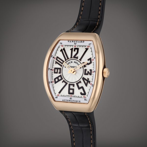 Franck Muller Reference V 41 S AT FO 5N.NR Vanguard | A pink gold automatic wristwatch, Circa 2020