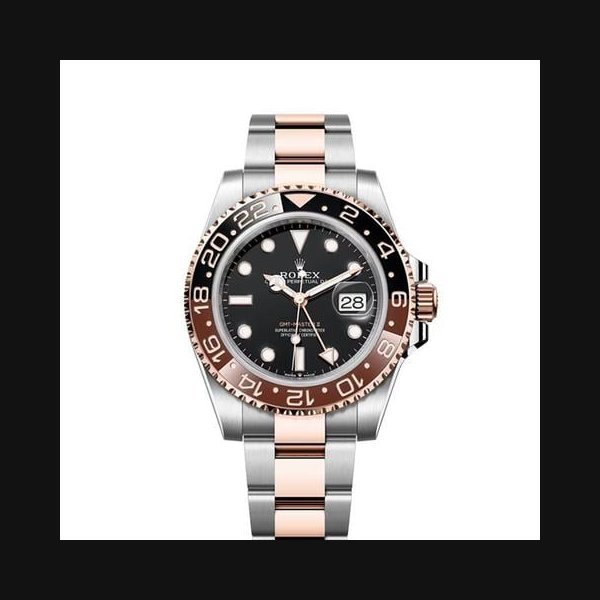 Rolex Rolex GMT-Master IINEW 2026 "Rootbeer" Black Dial Two Tone Rose Gold Oyster Bracelet