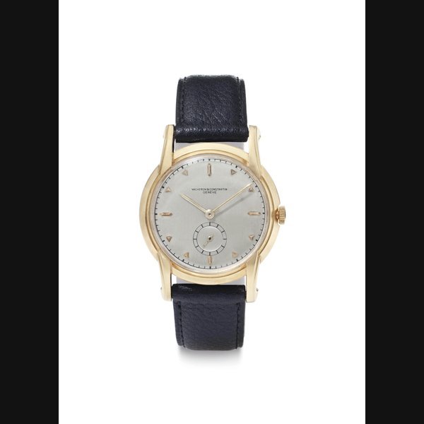 Vacheron Constantin Vacheron Constantin. An 18K Gold Wristwatch with Elongated Fluted Lugs SIGNED VACHERON CONSTANTIN, GENÈVE, MOVEMENT NO. 476'640, CASE NO. 309'888, CIRCA 1960