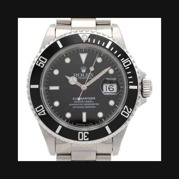 Rolex RolexSubmariner Date 16610. Stainless Steel Mechanical Automatic. S-serial number.