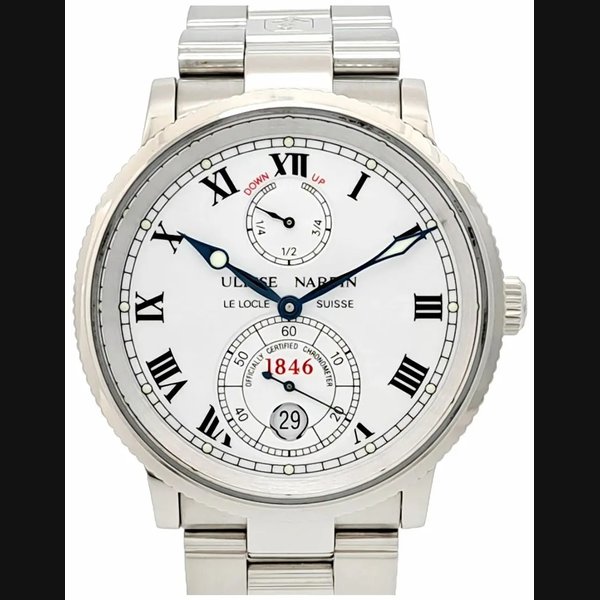 ULYSSE NARDIN 263-22 White Case Size 38mm Men's Used Watch #41014