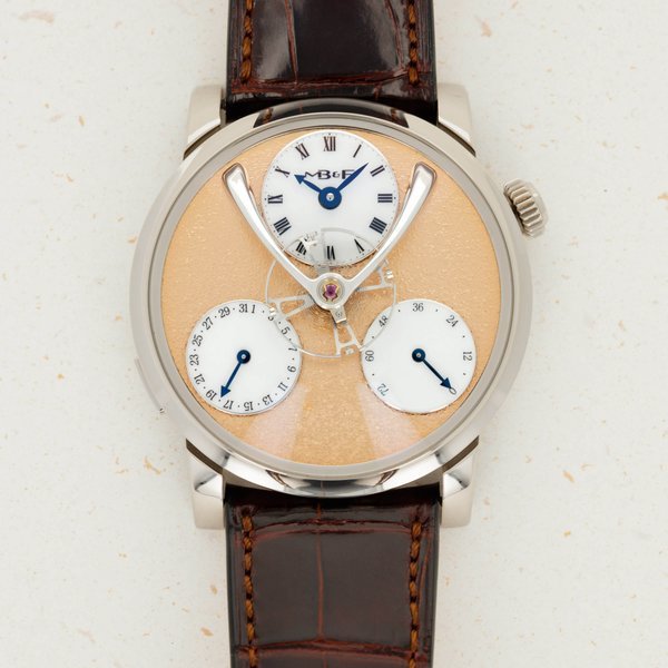 MB&F MB&F LM Split Escapement White Gold Frosted Dial · 03.WL.FR
