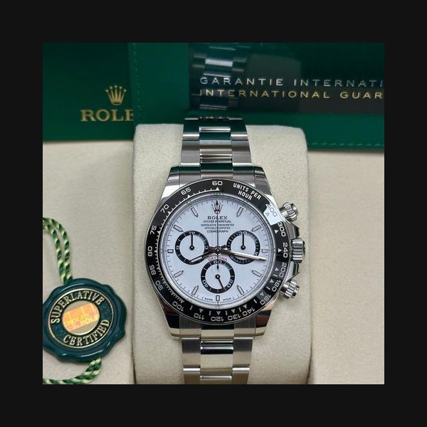 Rolex Rolex Daytona2025 Unworn "Panda" 40mm White Dial