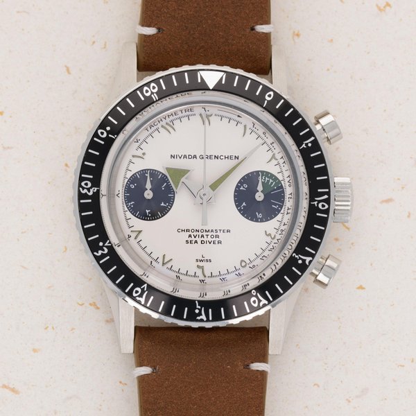 Nivada Grenchen Nivada Grenchen Chronomaster Aviator Sea Diver Perpétuel Limited Edition · N/A