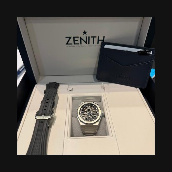 Zenith Defy SkylineSkeleton Zenith Defy Skyline Black Skeleton Steel Mens Watch Ref. 03.9300.3620/78.I001